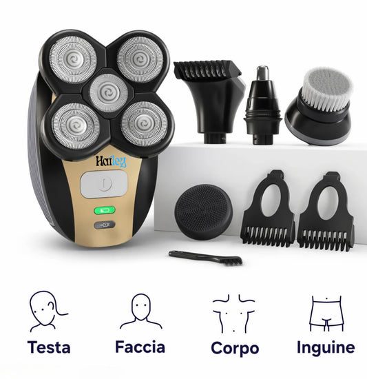 #1 Rasoio Hailey PRO per Testa, Viso, Corpo, e Area Personale